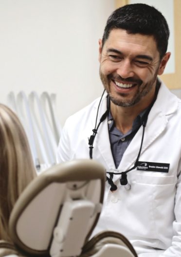 doctor smiling at patient