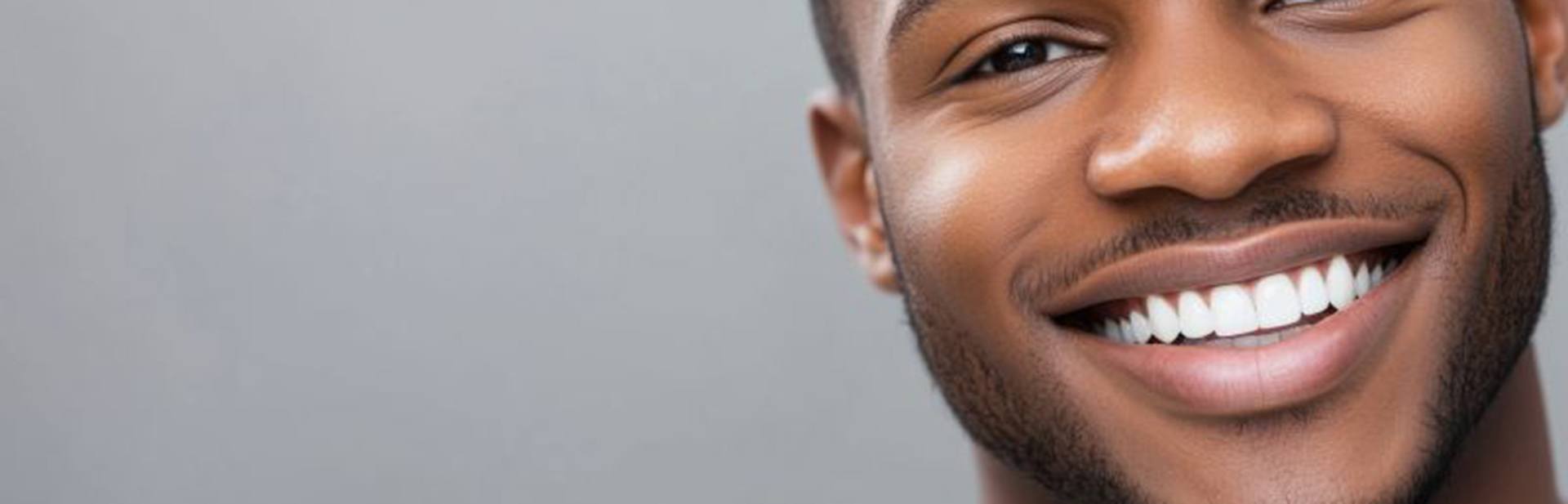 Portrait of smiling man with perfect teeth